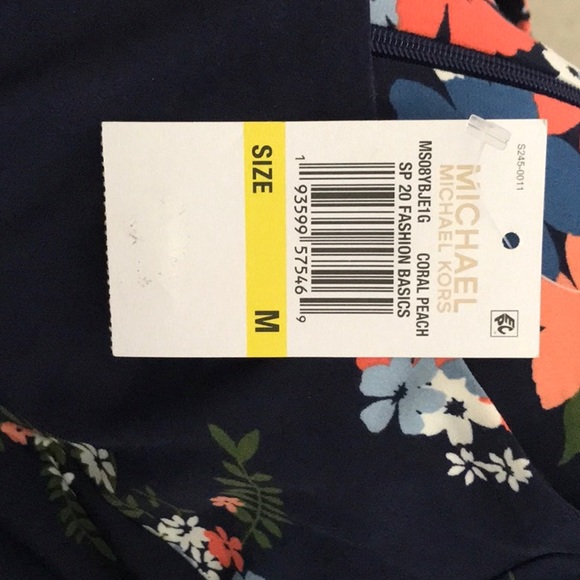 Michel Kors Navy Dress Size M NWT - Picture 2 of 4